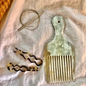 Hair pin and other hair accessories